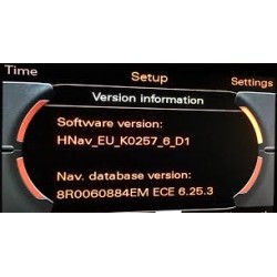 2019 Sat Nav SD Update Audi MMI 3G High HDD Navigation System